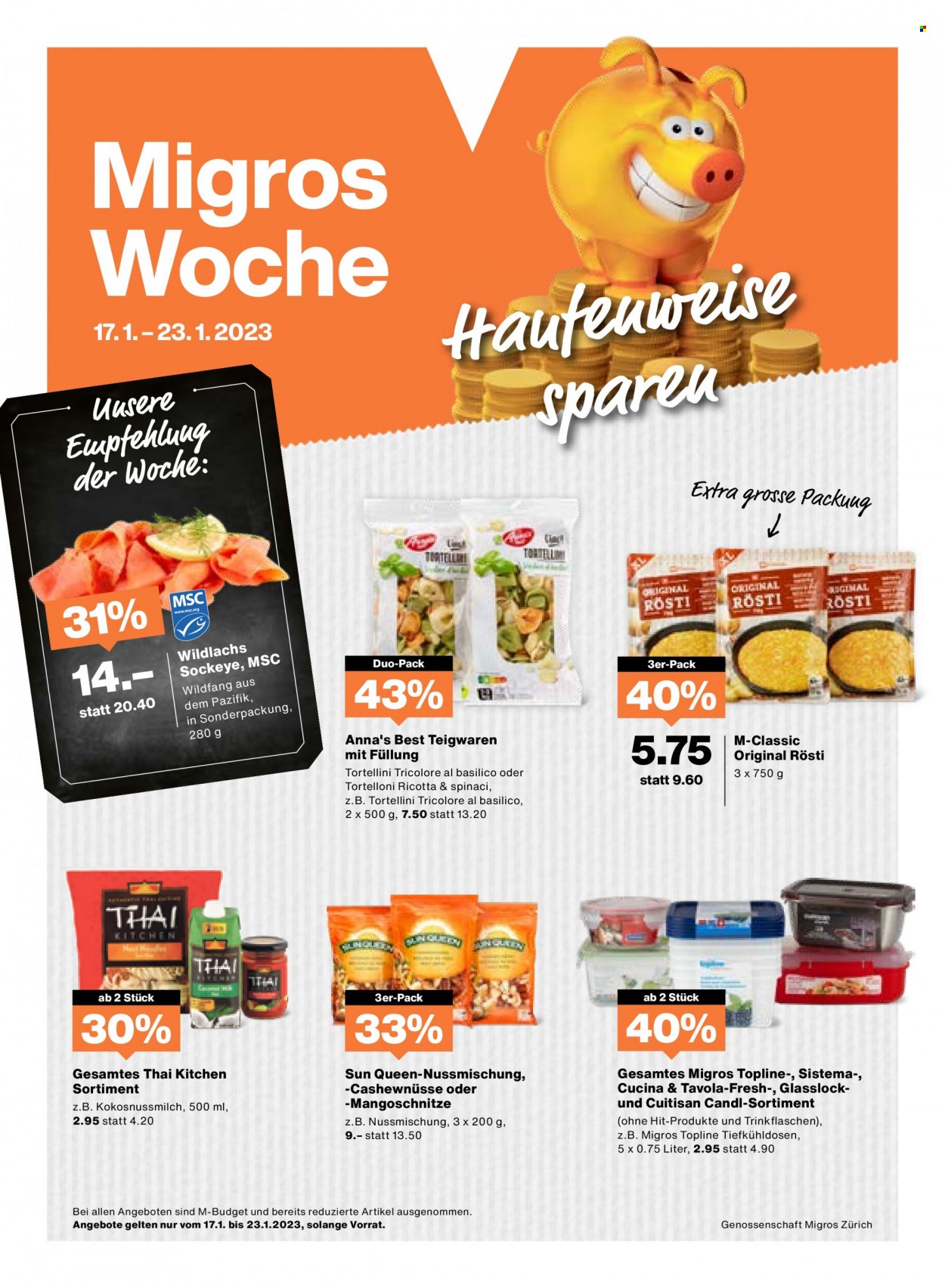 Volantino Migros - 17.1.2023 - 23.1.2023. Pagina 1