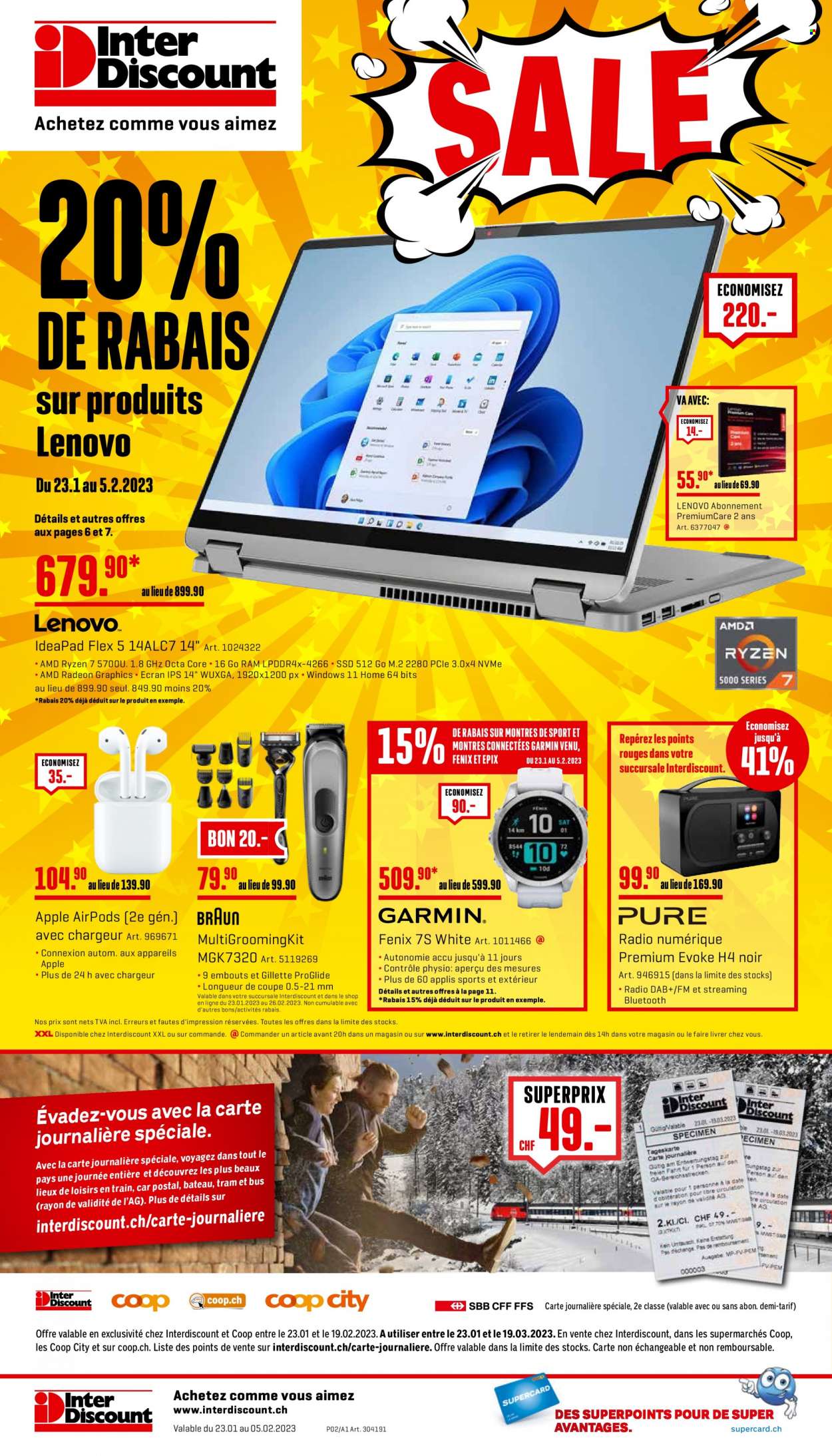 Volantino Interdiscount - 23.1.2023 - 5.2.2023. Pagina 16