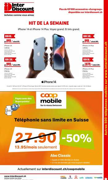 Catalogue Interdiscount - 23.1.2023 - 5.2.2023.
