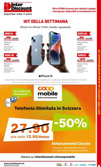 Volantino Interdiscount - 23.1.2023 - 5.2.2023.