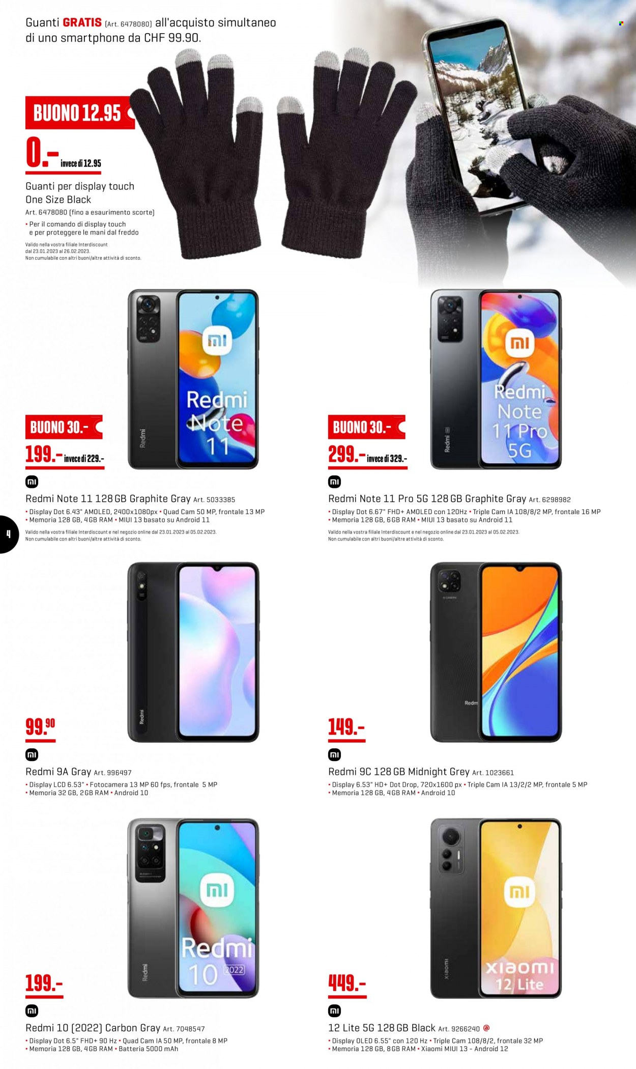 Volantino Interdiscount - 23.1.2023 - 5.2.2023. Pagina 4