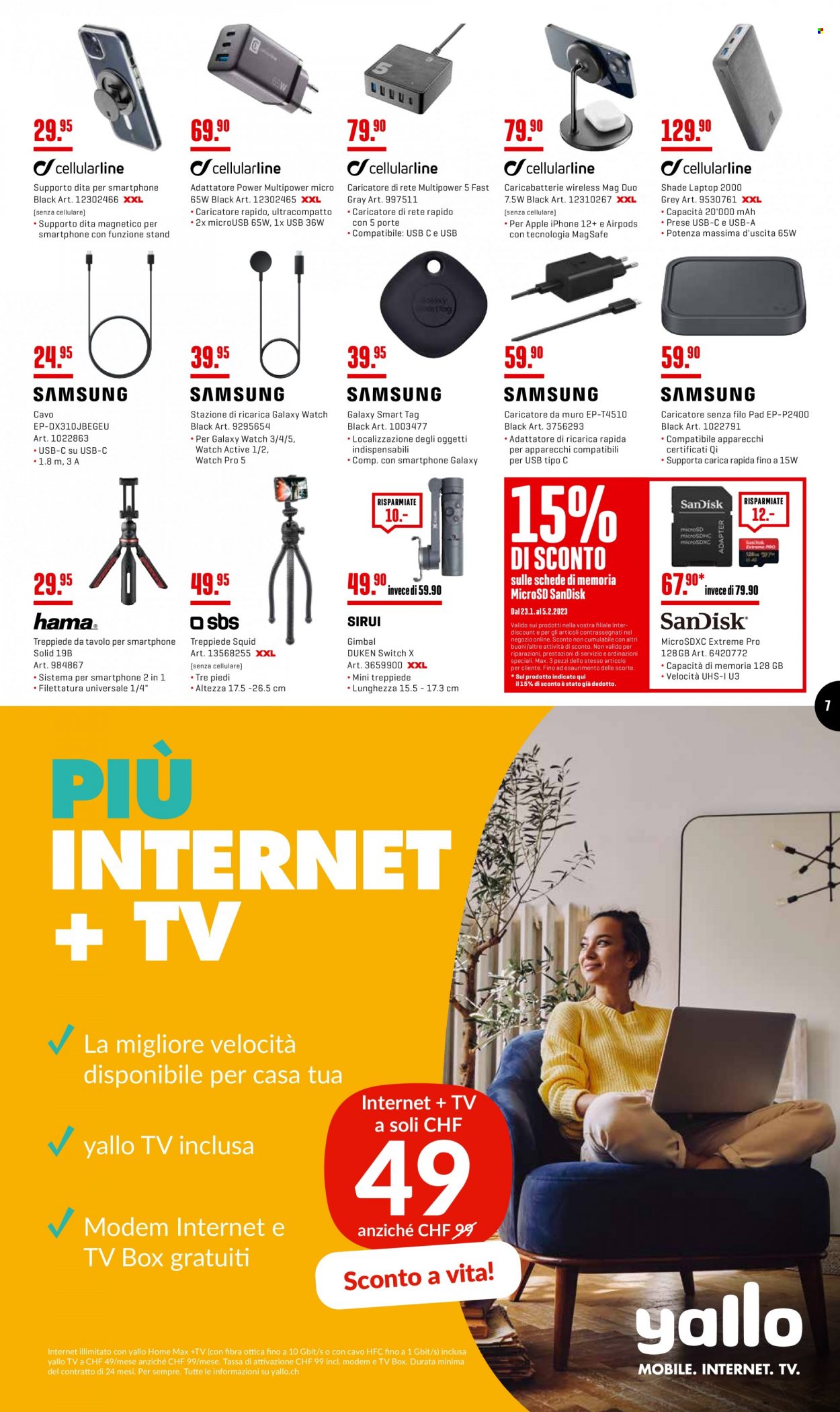 Volantino Interdiscount - 23.1.2023 - 5.2.2023. Pagina 7
