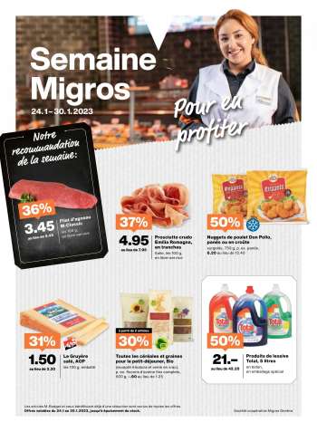 Catalogue Migros - 24.1.2023 - 30.1.2023.
