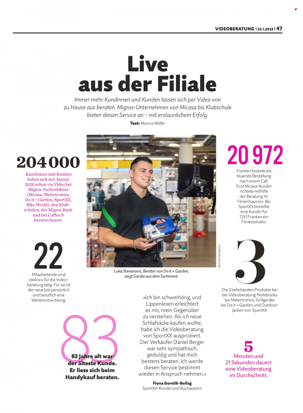 Volantino Migros - 23.1.2023 - 29.1.2023. Pagina 47