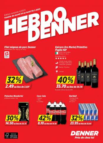 Prospekte Denner - 24.1.2023 - 30.1.2023.