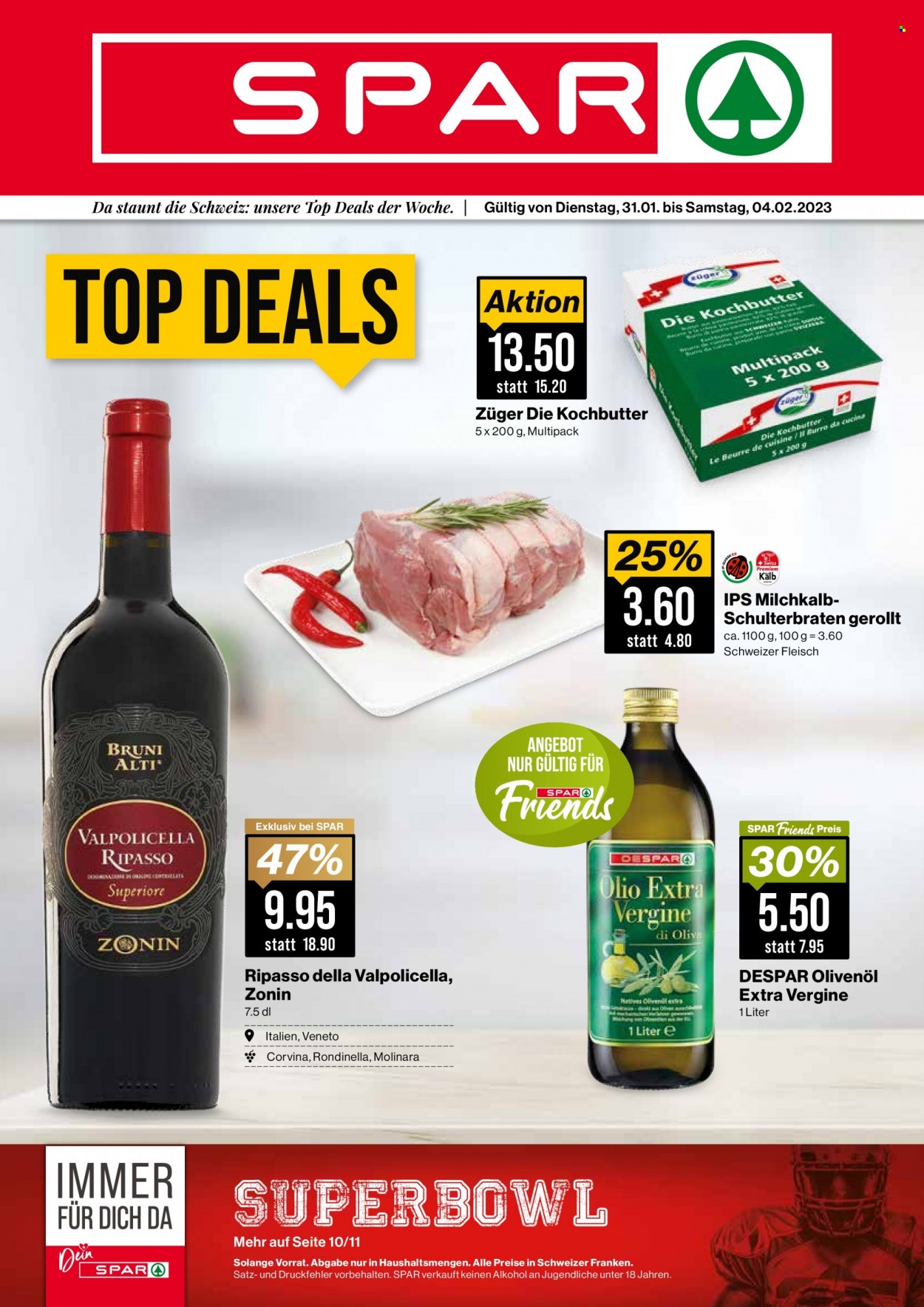 Volantino SPAR - 31.1.2023 - 4.2.2023. Pagina 1