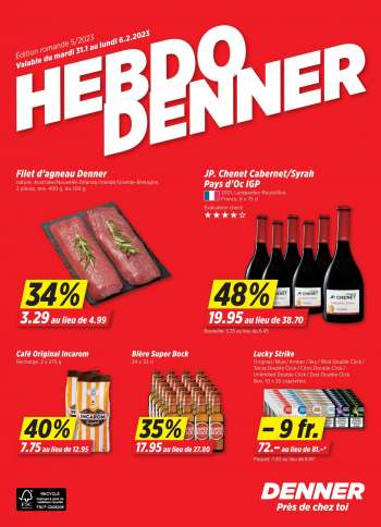 Catalogue Denner - 31.1.2023 - 6.2.2023.