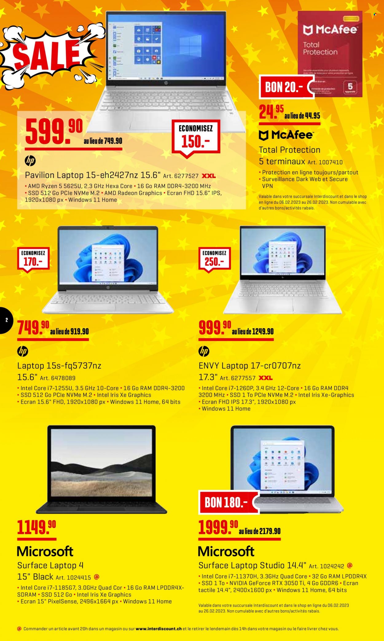 Catalogue Interdiscount - 6.2.2023 - 26.2.2023. Page 2