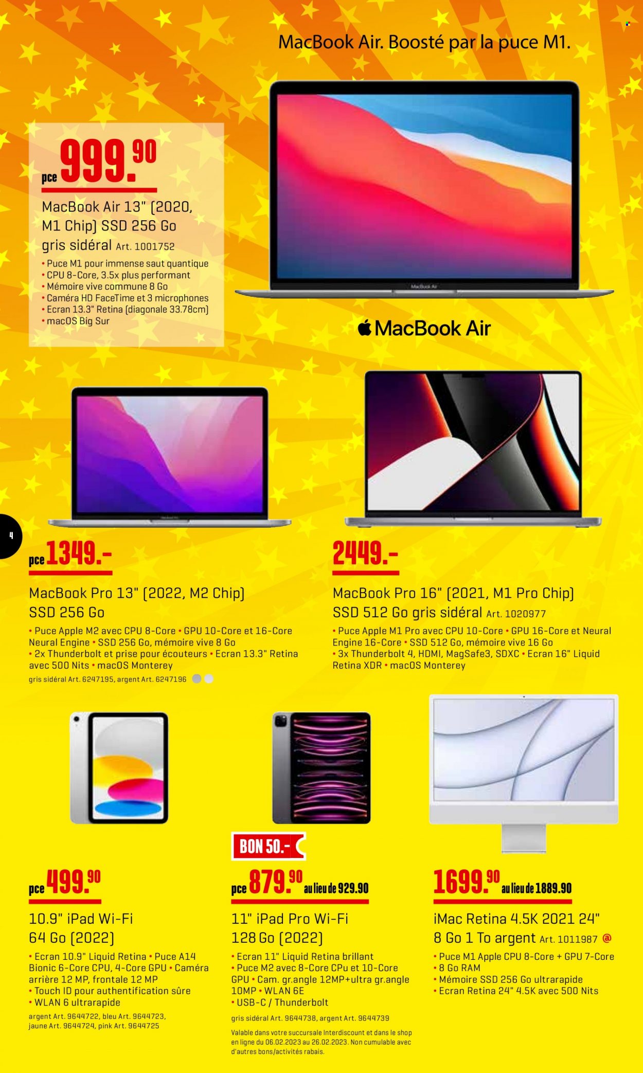 Catalogue Interdiscount - 6.2.2023 - 26.2.2023. Page 4