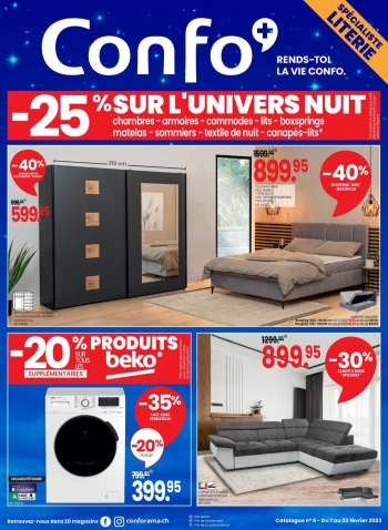 Volantino Conforama - 7.2.2023 - 20.2.2023.