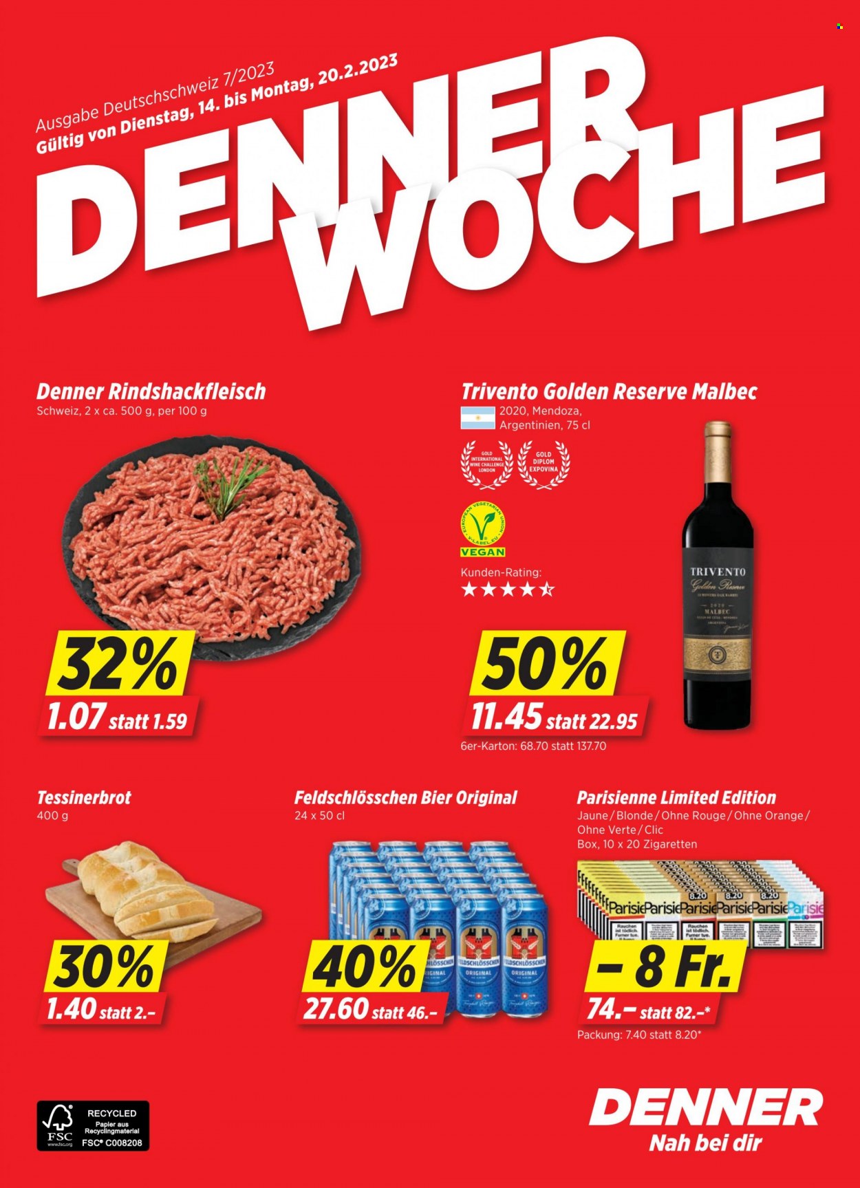 Volantino Denner - 14.2.2023 - 20.2.2023. Pagina 1