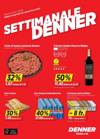 Volantino Denner - 14.2.2023 - 20.2.2023.