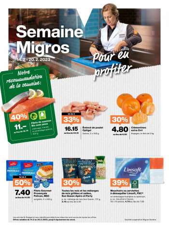 Catalogue Migros - 14.2.2023 - 20.2.2023.