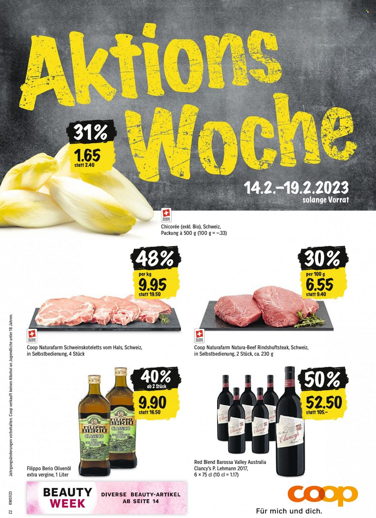 Prospekt Coop - 14.2.2023 - 19.2.2023. Seite 1