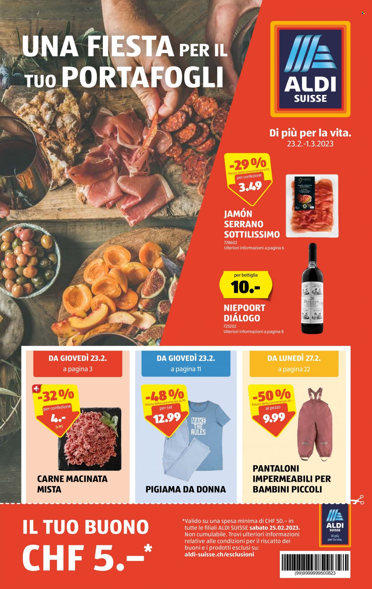 Volantino Aldi - 23.2.2023 - 1.3.2023. Pagina 1