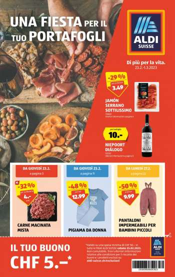 Volantino Aldi - 23.2.2023 - 1.3.2023.