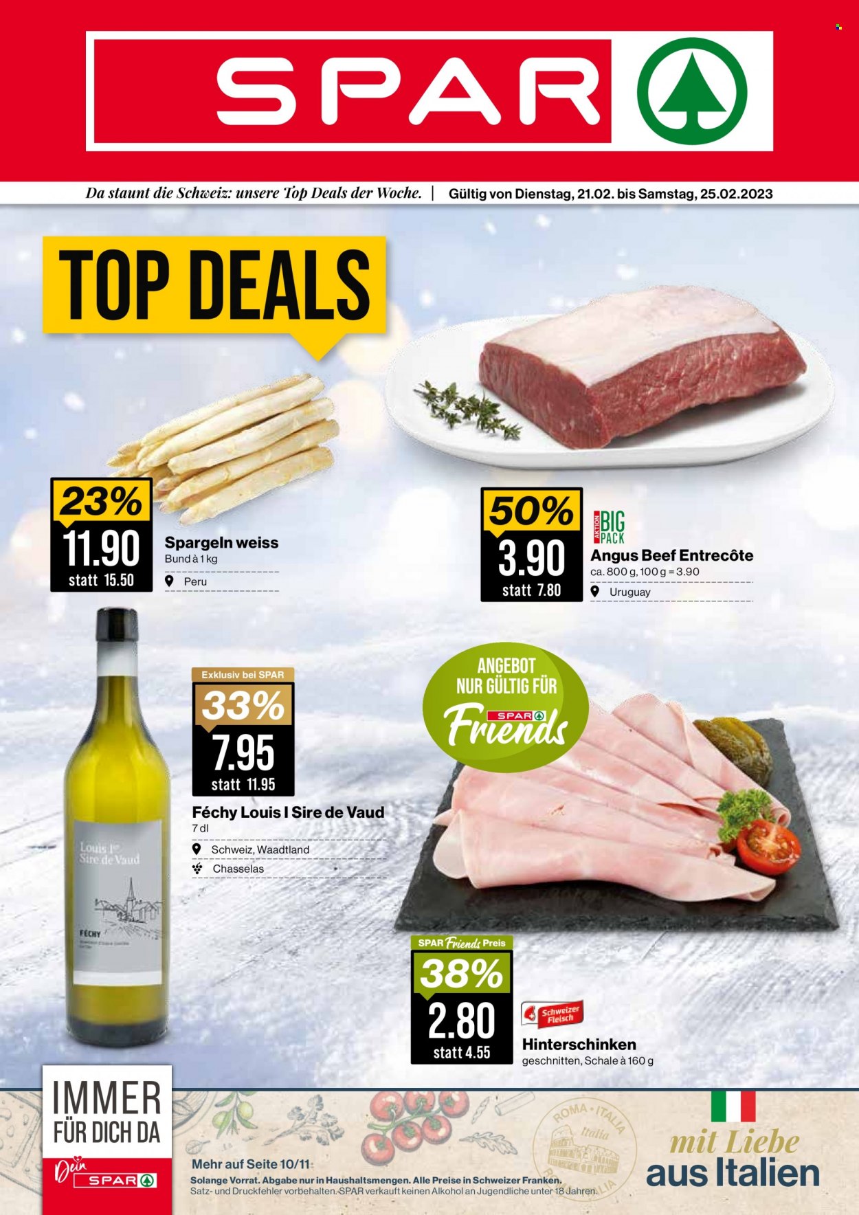 Volantino SPAR - 21.2.2023 - 25.2.2023. Pagina 1
