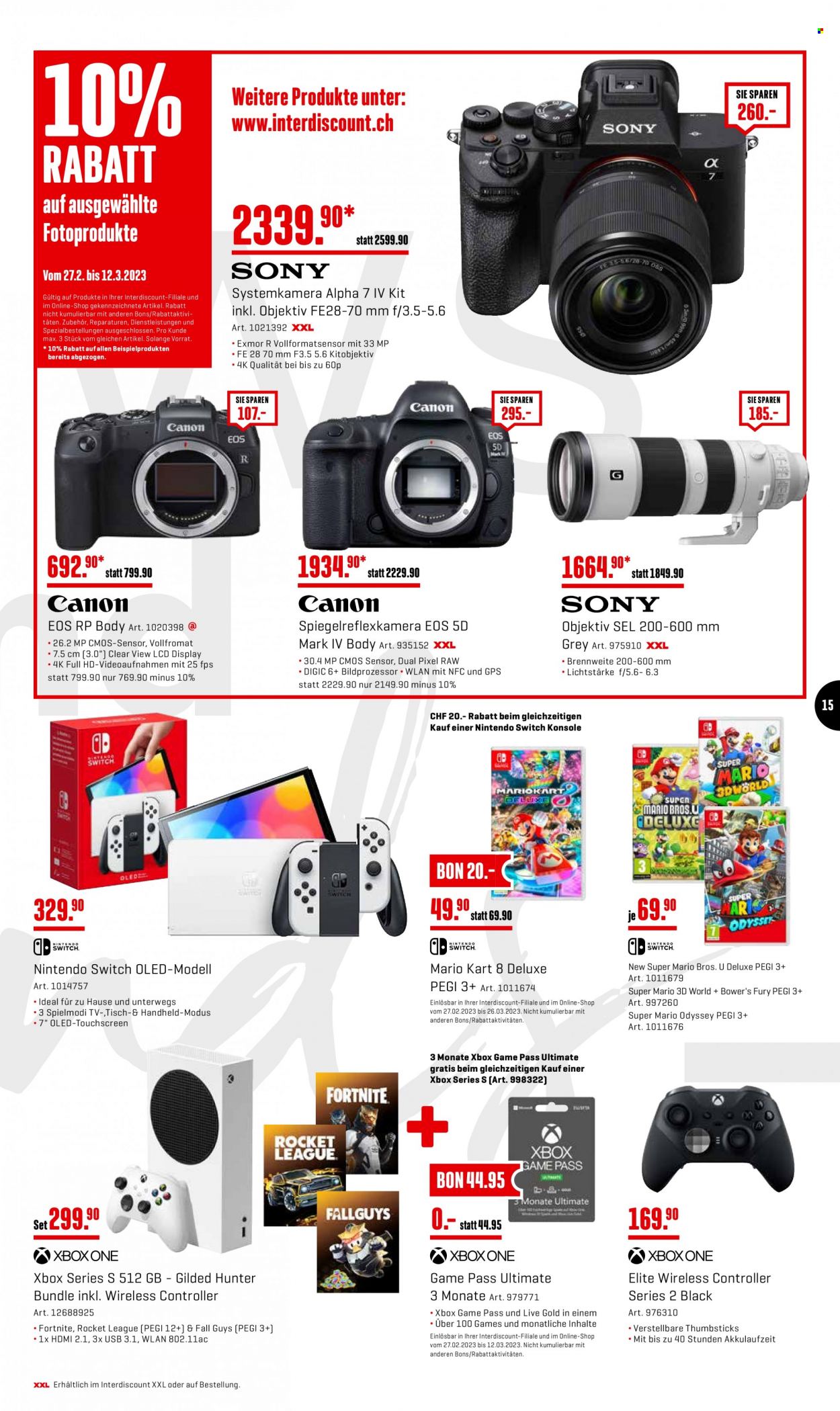 Catalogue Interdiscount - 27.2.2023 - 12.3.2023. Page 15