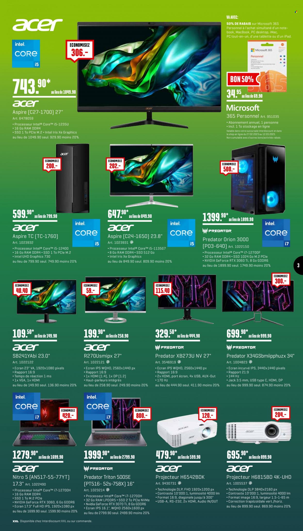 Catalogue Interdiscount - 27.2.2023 - 12.3.2023. Page 3