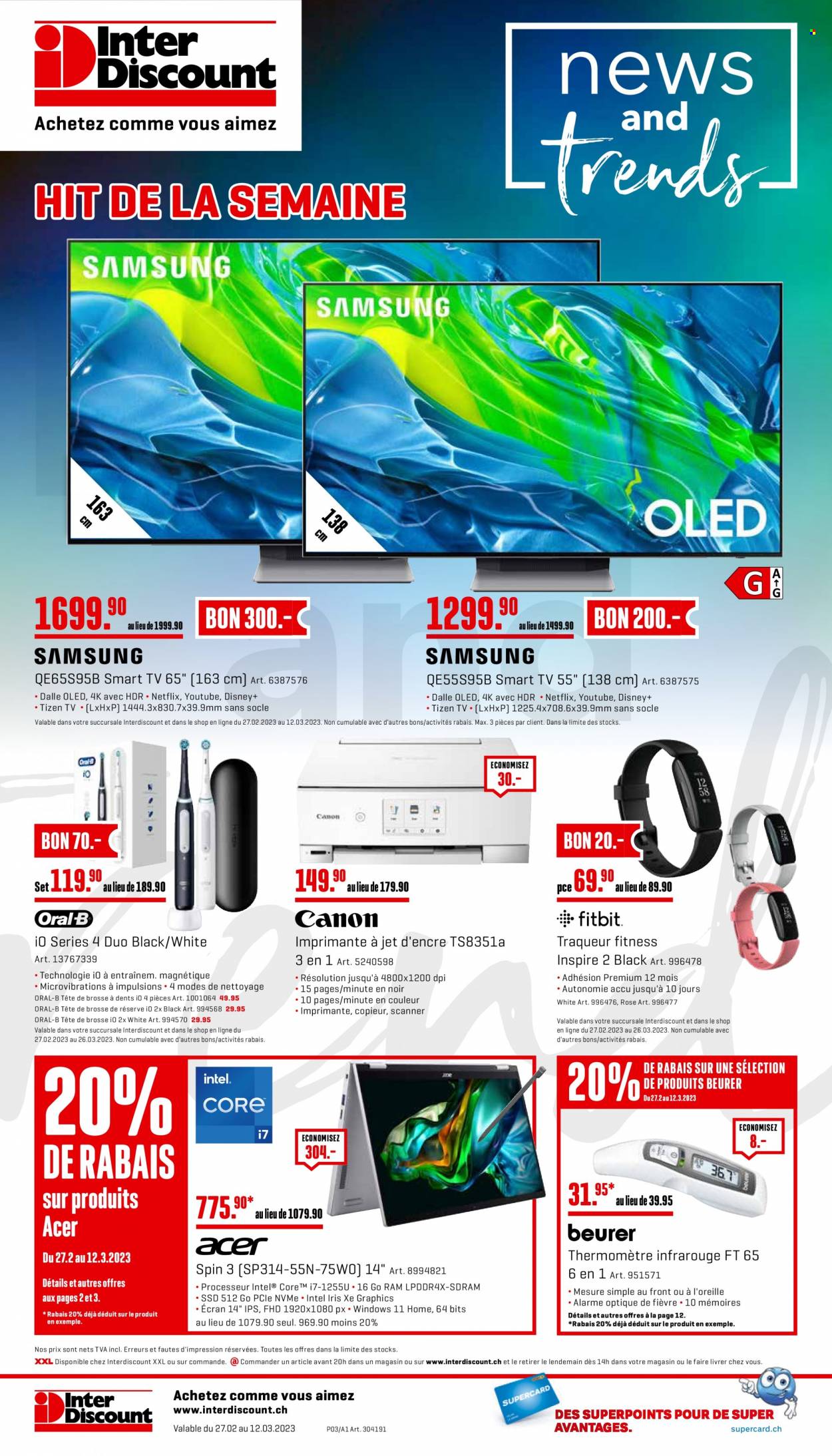 Catalogue Interdiscount - 27.2.2023 - 12.3.2023. Page 20