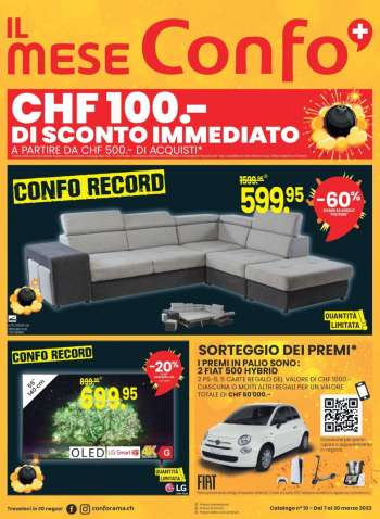 Volantino Conforama - 7.3.2023 - 20.3.2023.