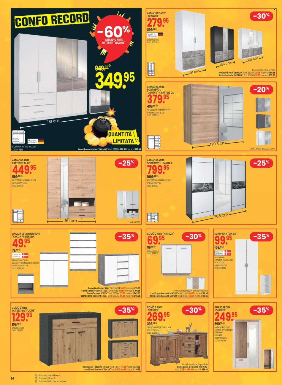 Volantino Conforama - 7.3.2023 - 20.3.2023. Pagina 14