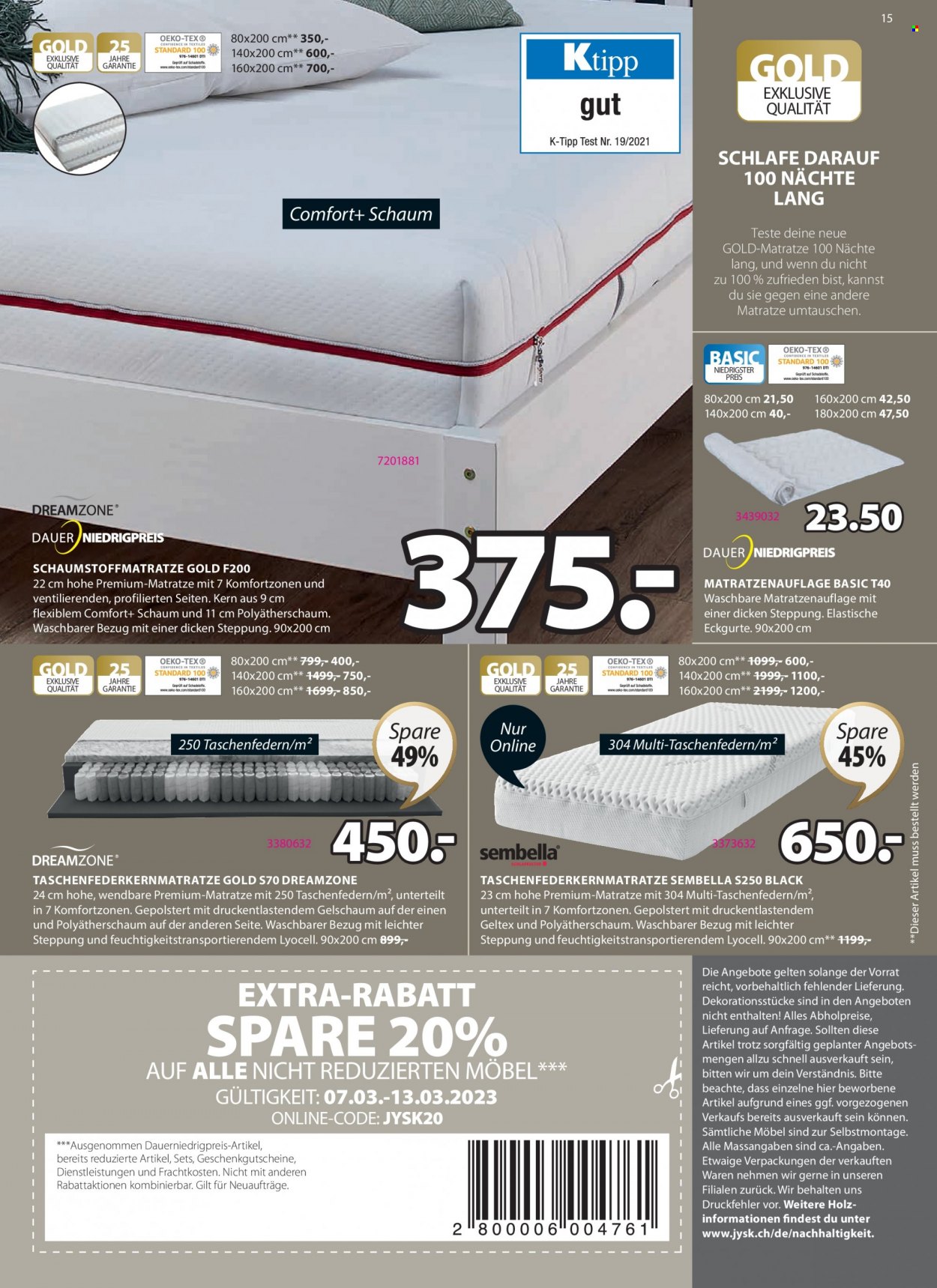Catalogue JYSK - 7.3.2023 - 13.3.2023. Page 15