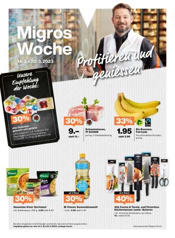 Prospekte Migros - 14.3.2023 - 20.3.2023.