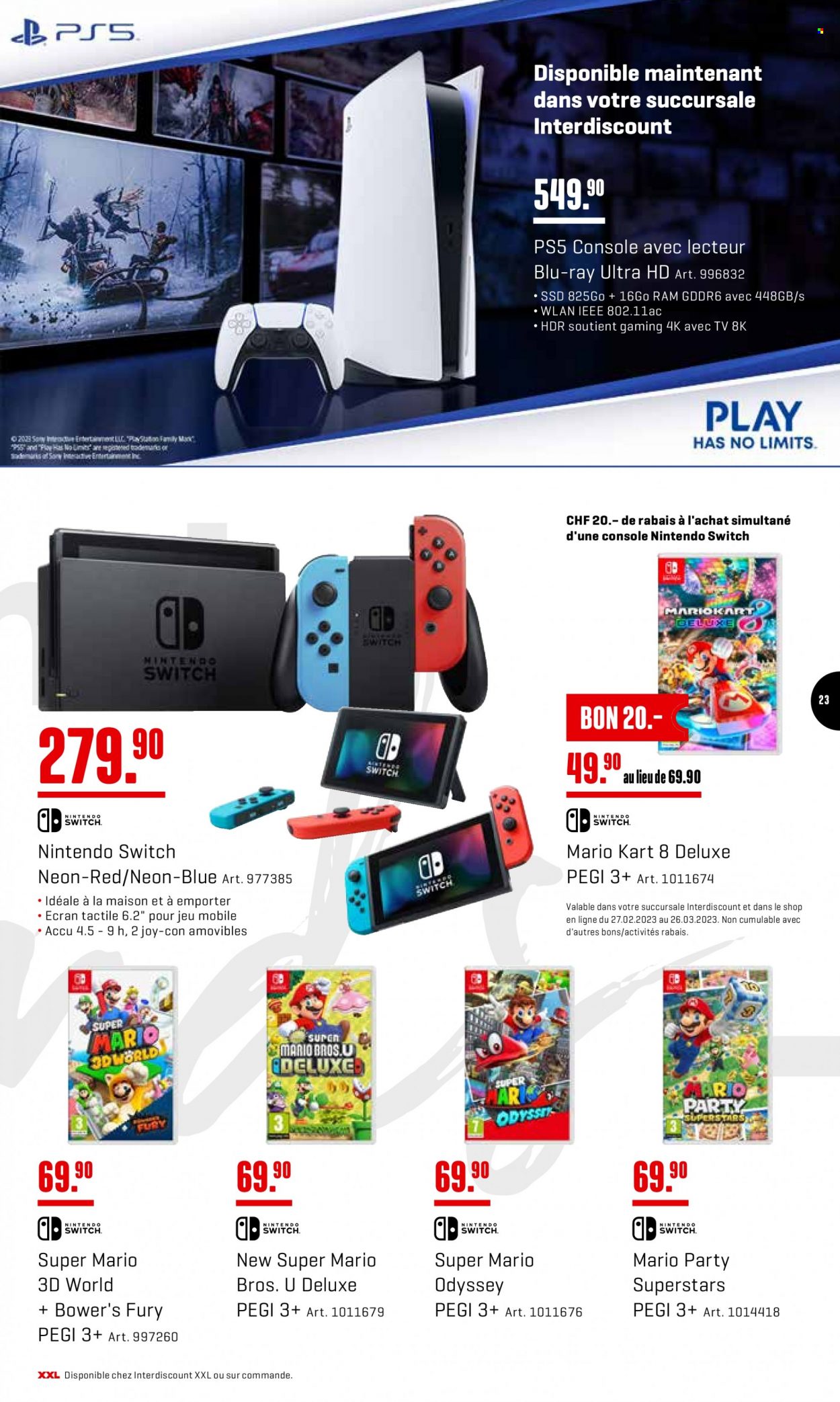 Catalogue Interdiscount - 13.3.2023 - 26.3.2023. Page 23