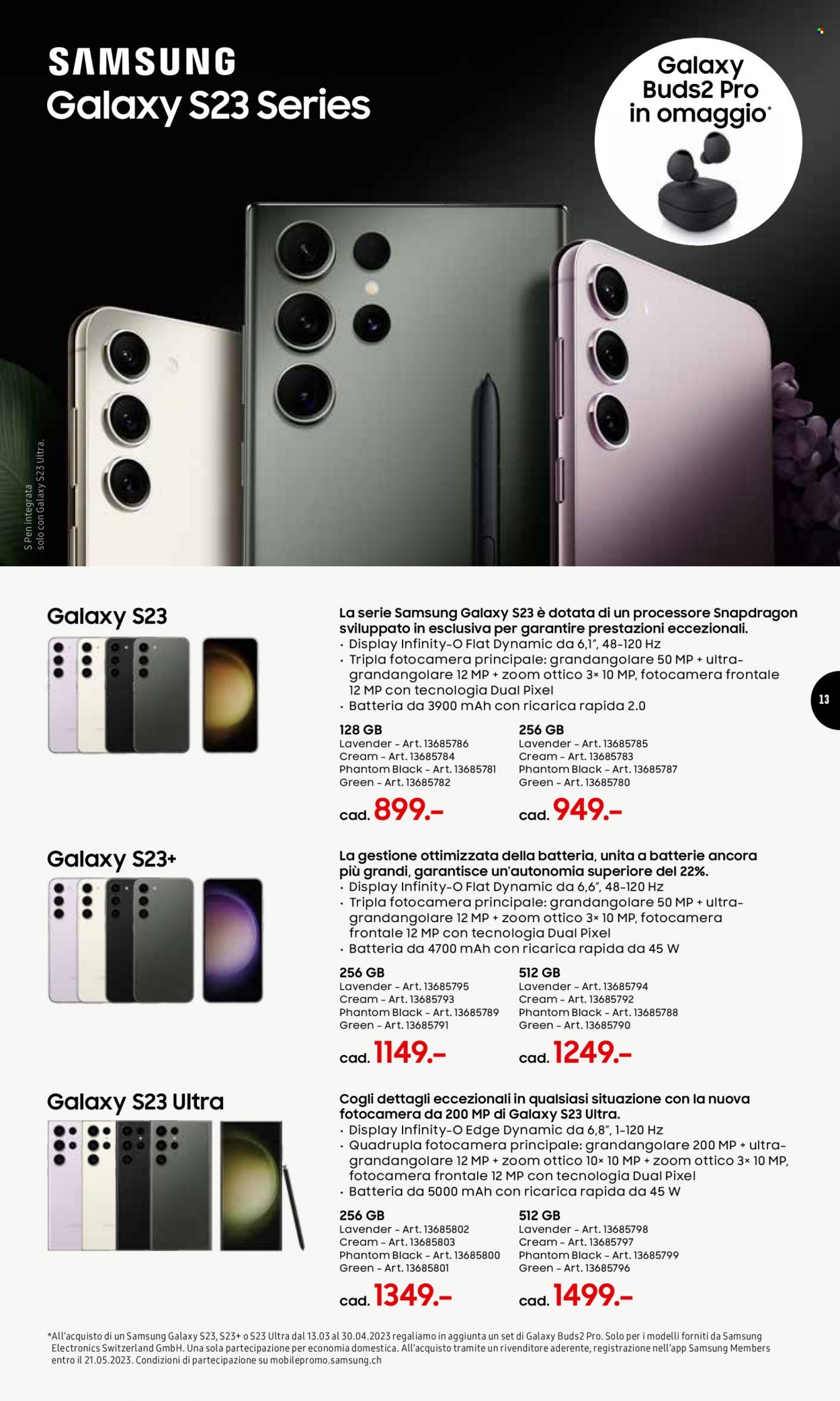 Prospekt Interdiscount - 13.3.2023 - 26.3.2023. Seite 13