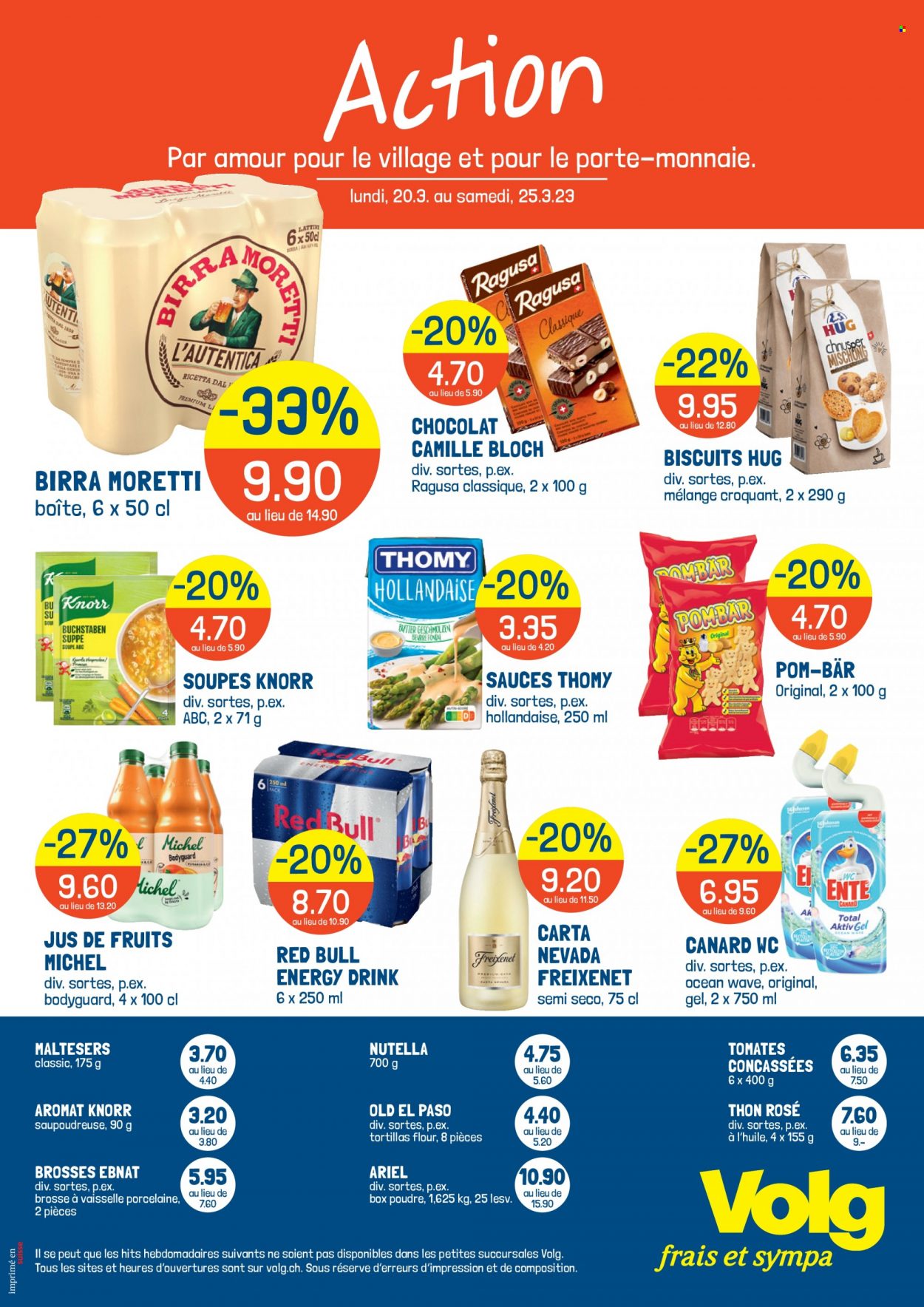Catalogue Volg - 20.3.2023 - 25.3.2023. Page 1