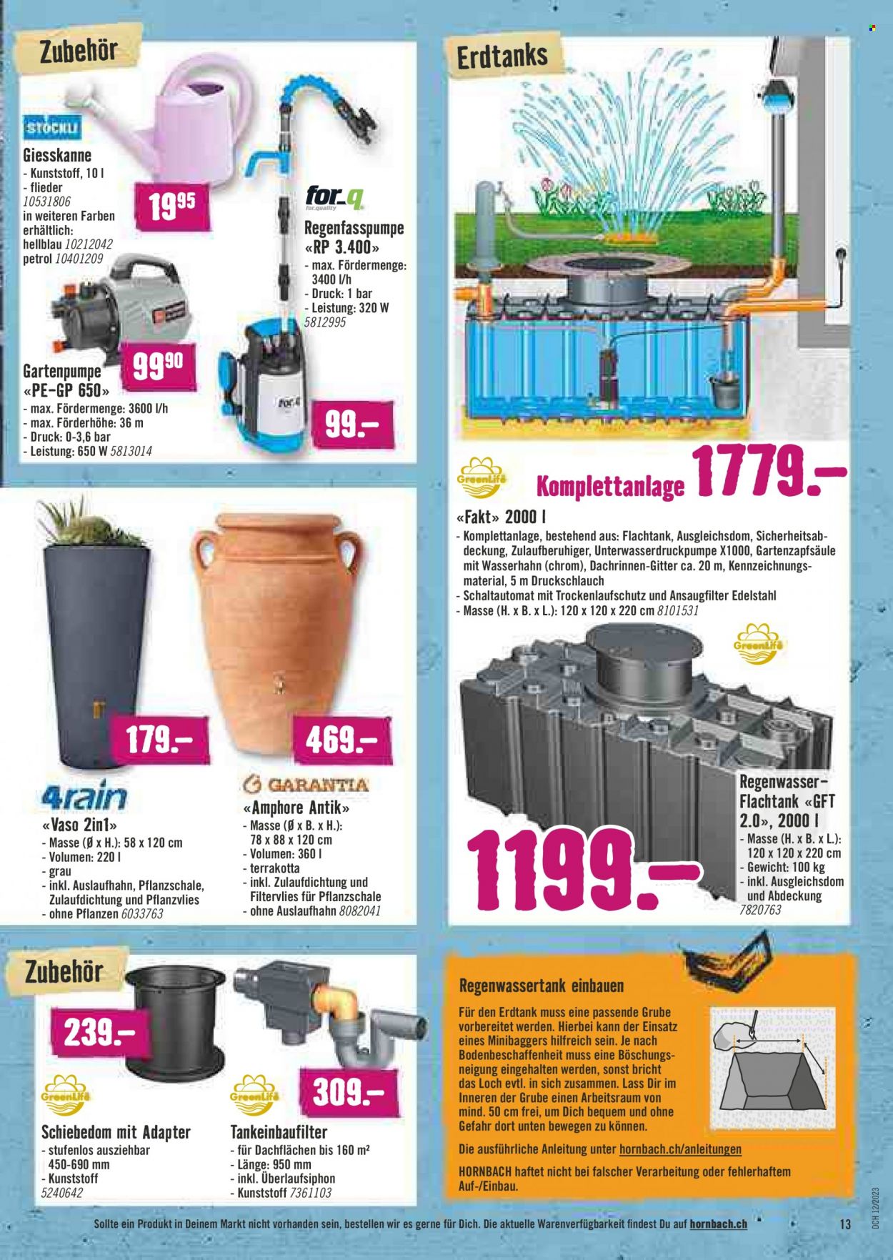 Prospekt Hornbach - 20.3.2023 - 17.4.2023. Seite 13
