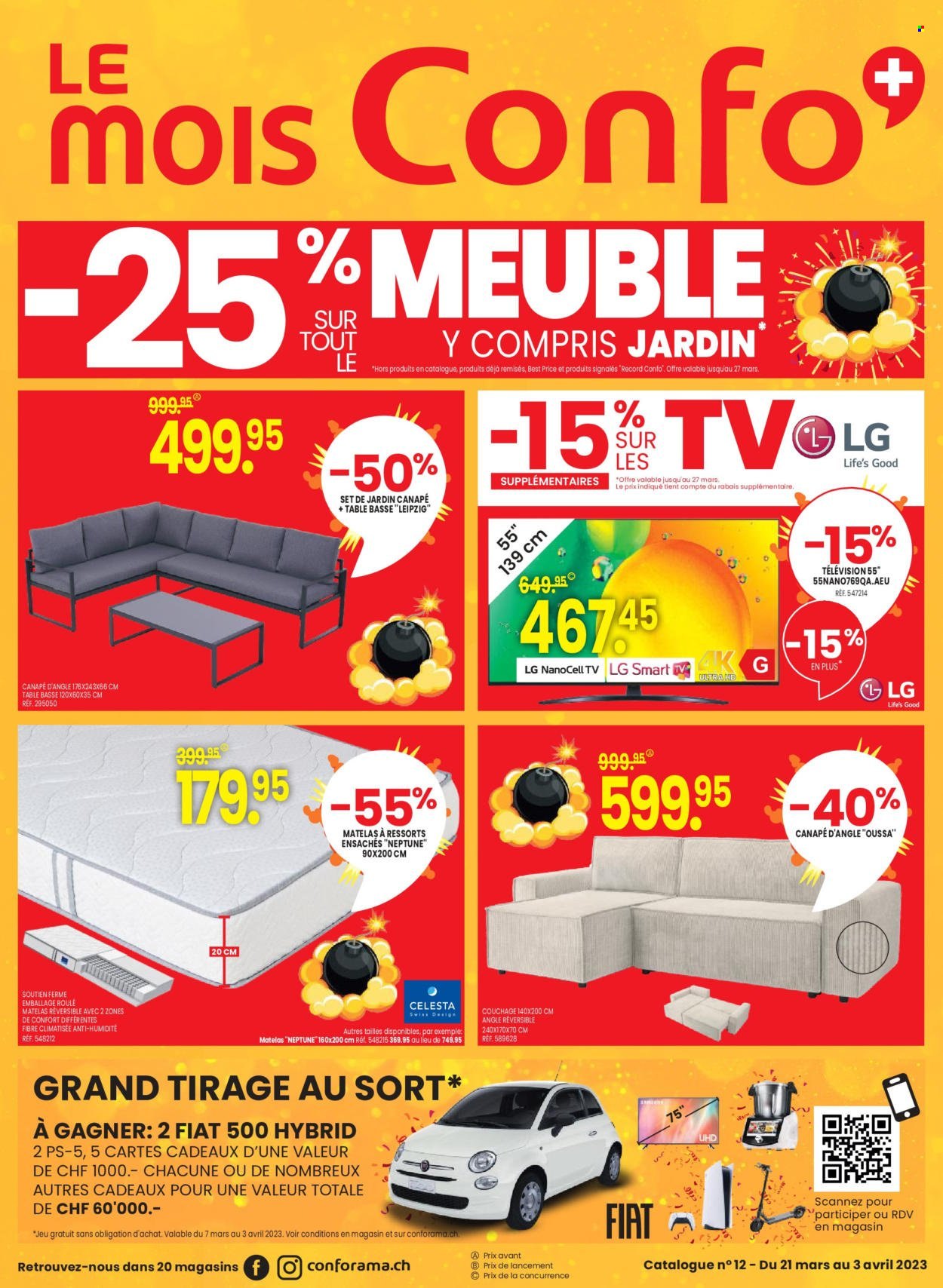 Volantino Conforama - 21.3.2023 - 3.4.2023. Pagina 1