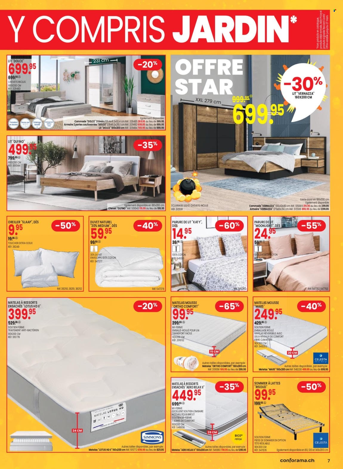 Volantino Conforama - 21.3.2023 - 3.4.2023. Pagina 7