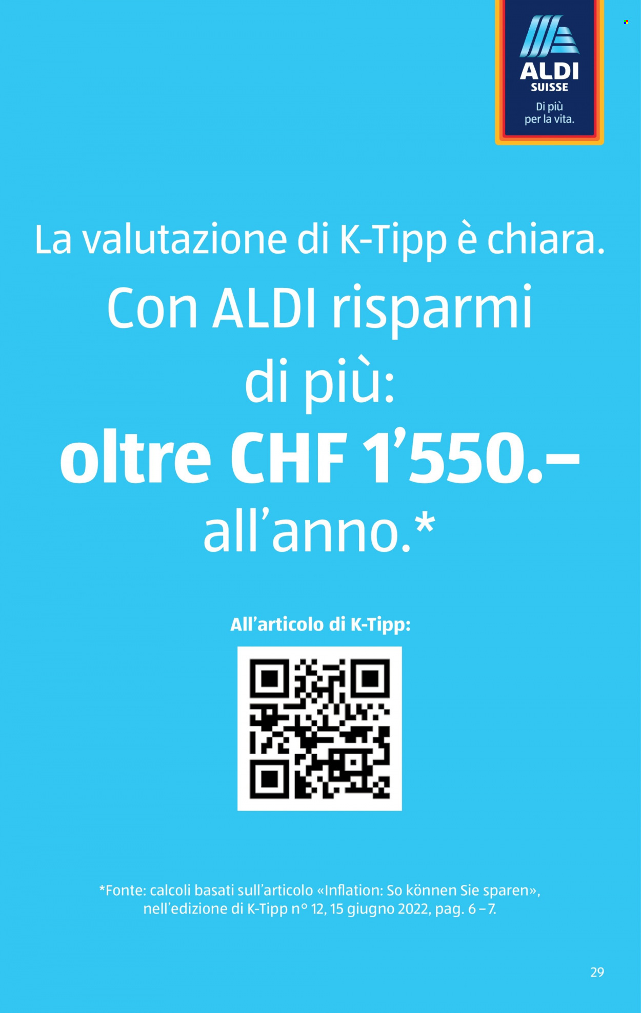Volantino Aldi - 30.3.2023 - 5.4.2023. Pagina 29