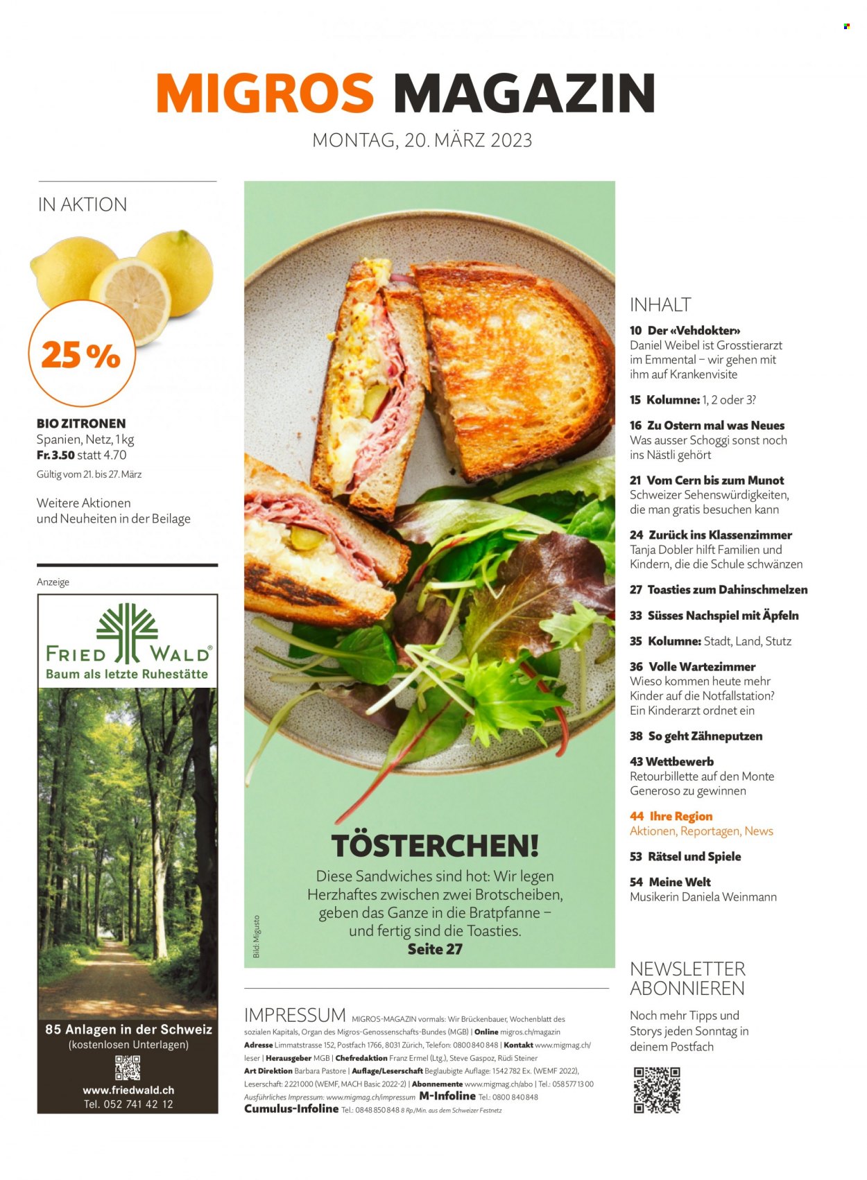Prospekt Migros - 20.3.2023 - 26.3.2023. Seite 9