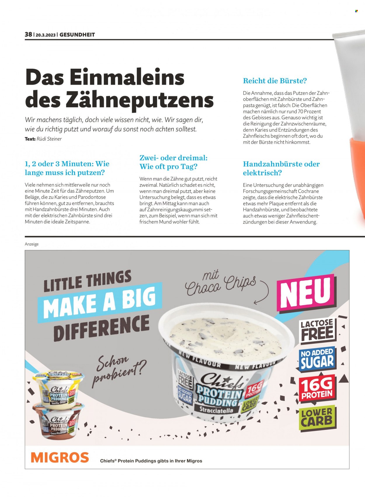 Prospekt Migros - 20.3.2023 - 26.3.2023. Seite 38