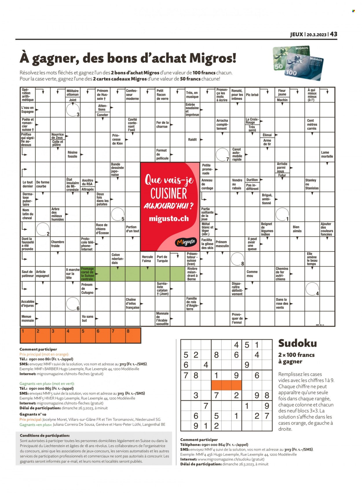 Volantino Migros - 20.3.2023 - 26.3.2023. Pagina 43