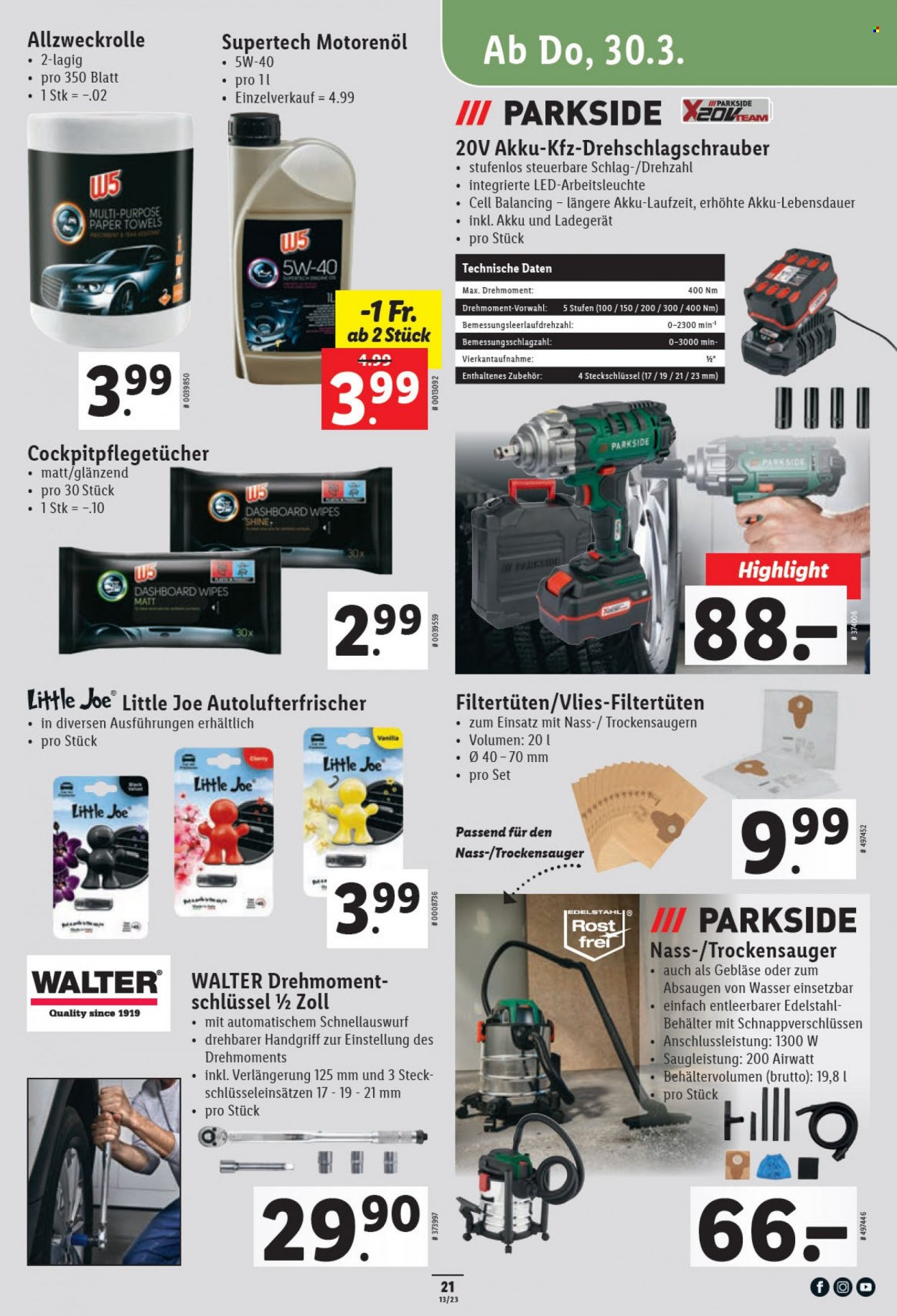 Volantino Lidl - 30.3.2023 - 4.4.2023. Pagina 21