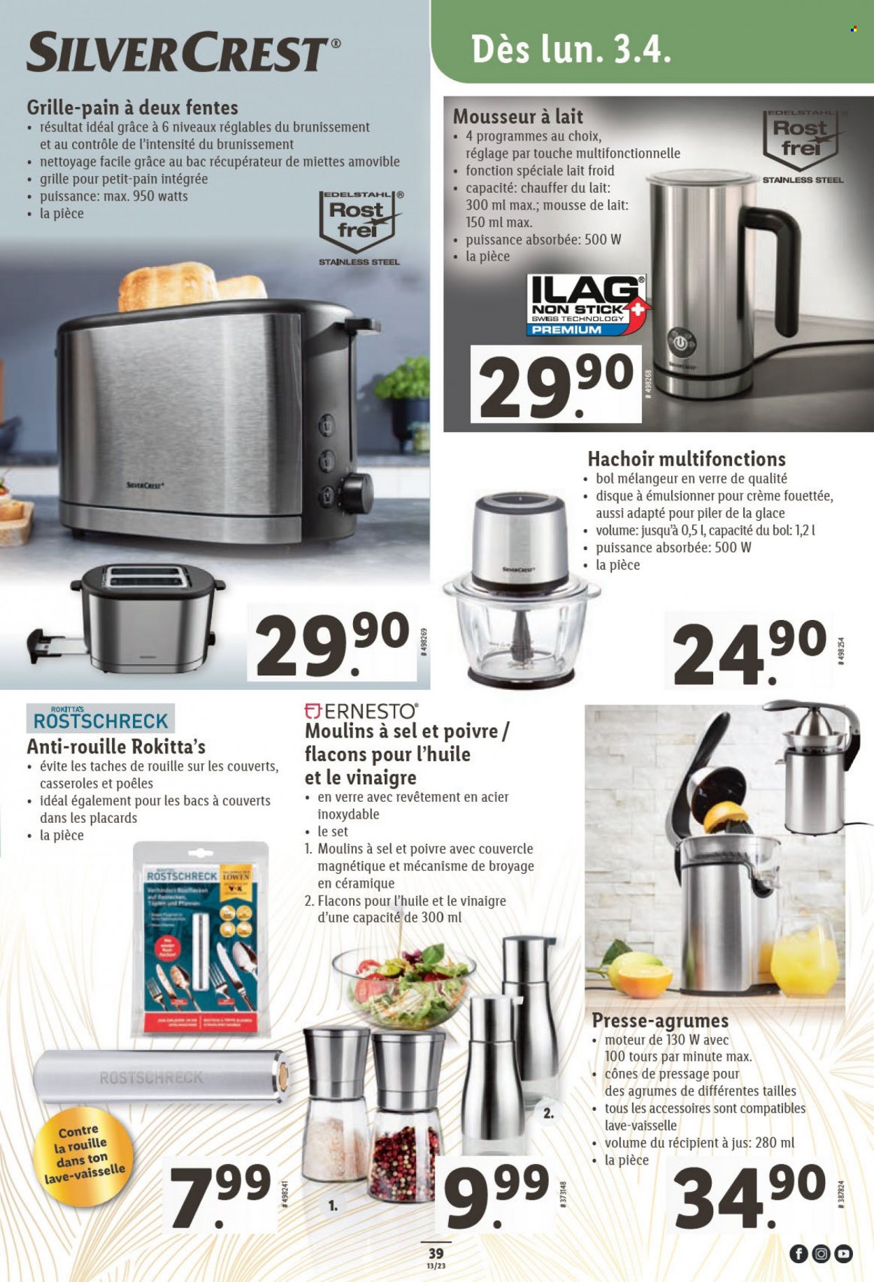 Volantino Lidl - 30.3.2023 - 4.4.2023. Pagina 39