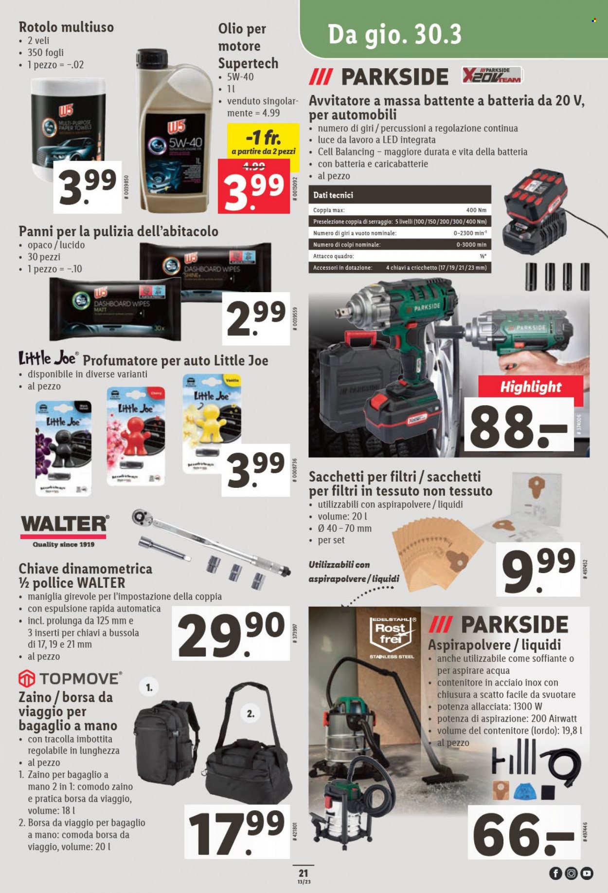 Volantino Lidl - 30.3.2023 - 4.4.2023. Pagina 21