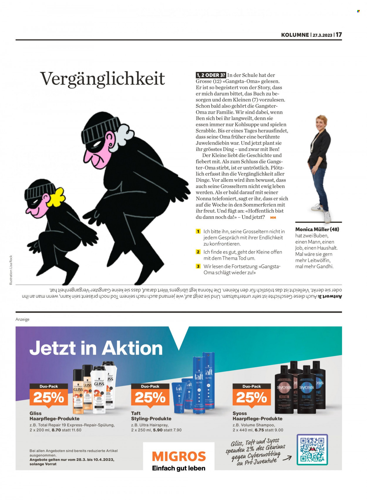 Prospekt Migros - 27.3.2023 - 2.4.2023. Seite 17