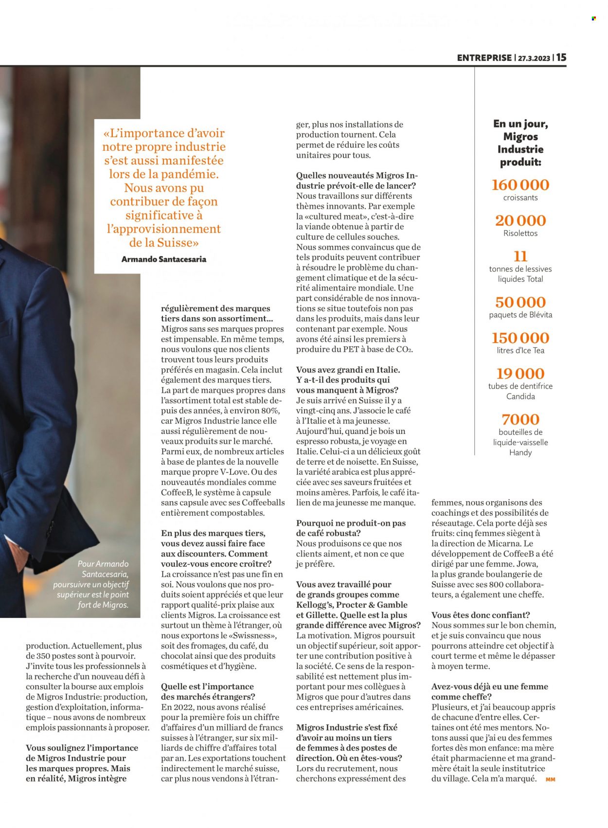 Prospekt Migros - 27.3.2023 - 2.4.2023. Seite 15
