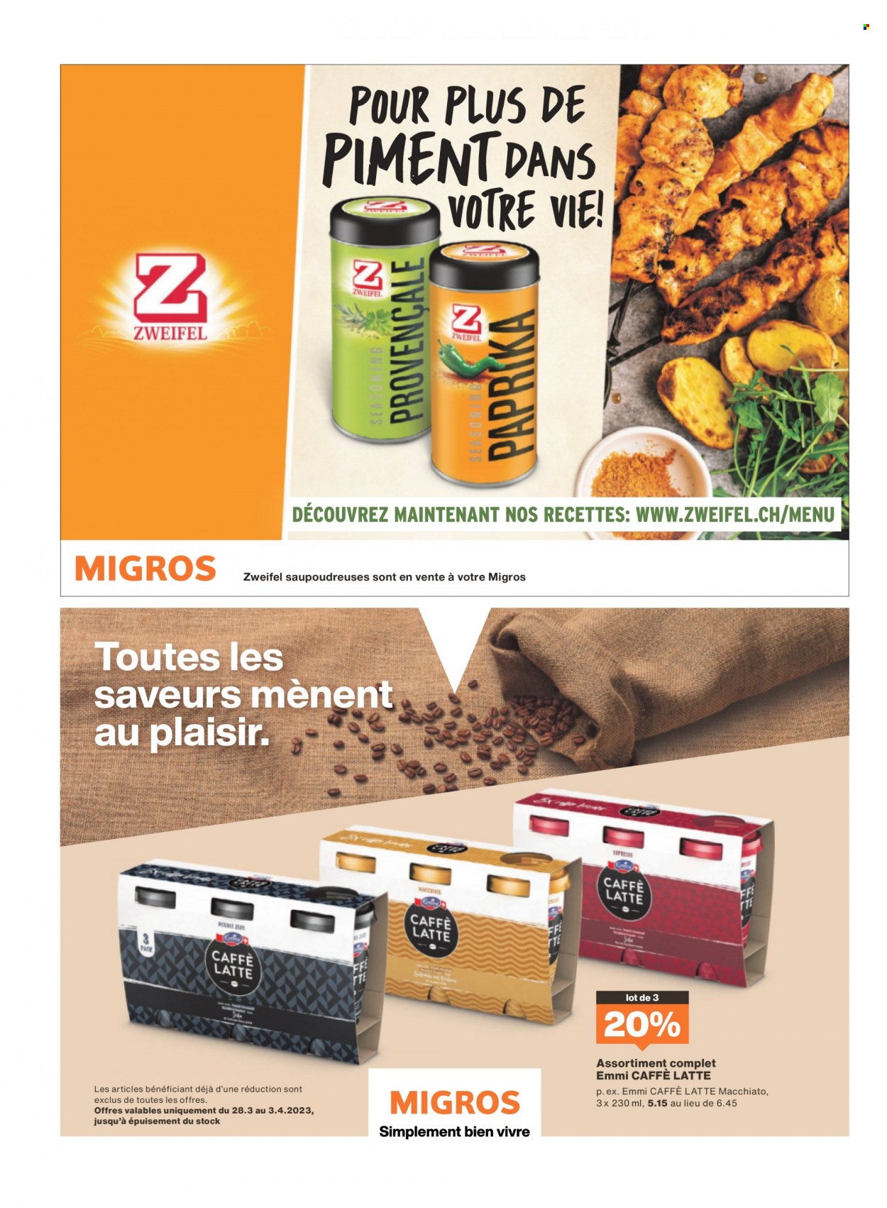 Prospekt Migros - 27.3.2023 - 2.4.2023. Seite 22