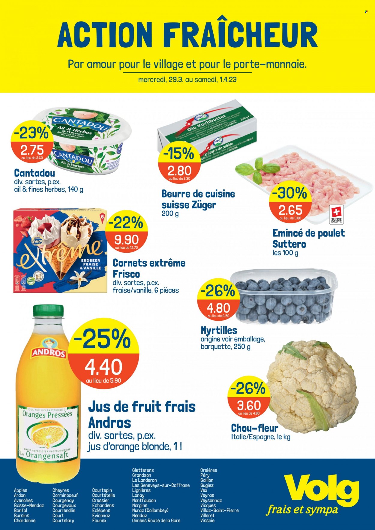 Catalogue Volg - 27.3.2023 - 1.4.2023. Page 2