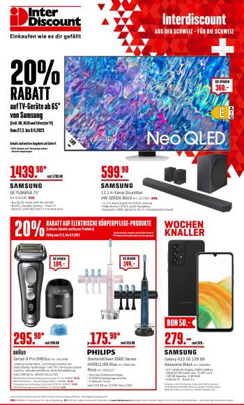 Volantino Interdiscount - 27.3.2023 - 9.4.2023.