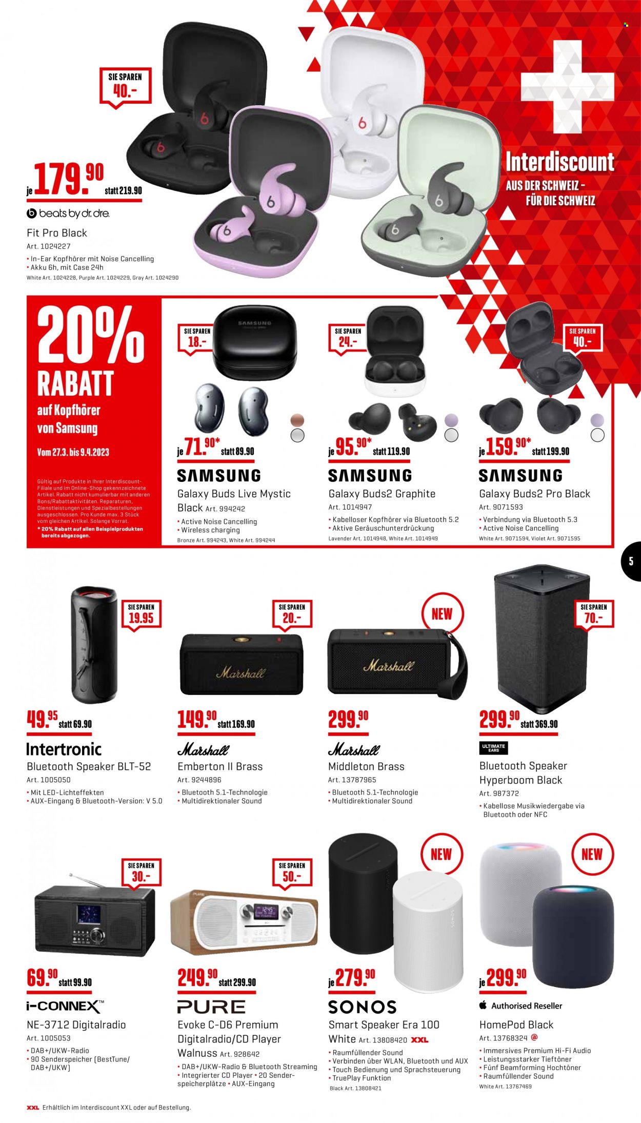 Catalogue Interdiscount - 27.3.2023 - 9.4.2023. Page 5