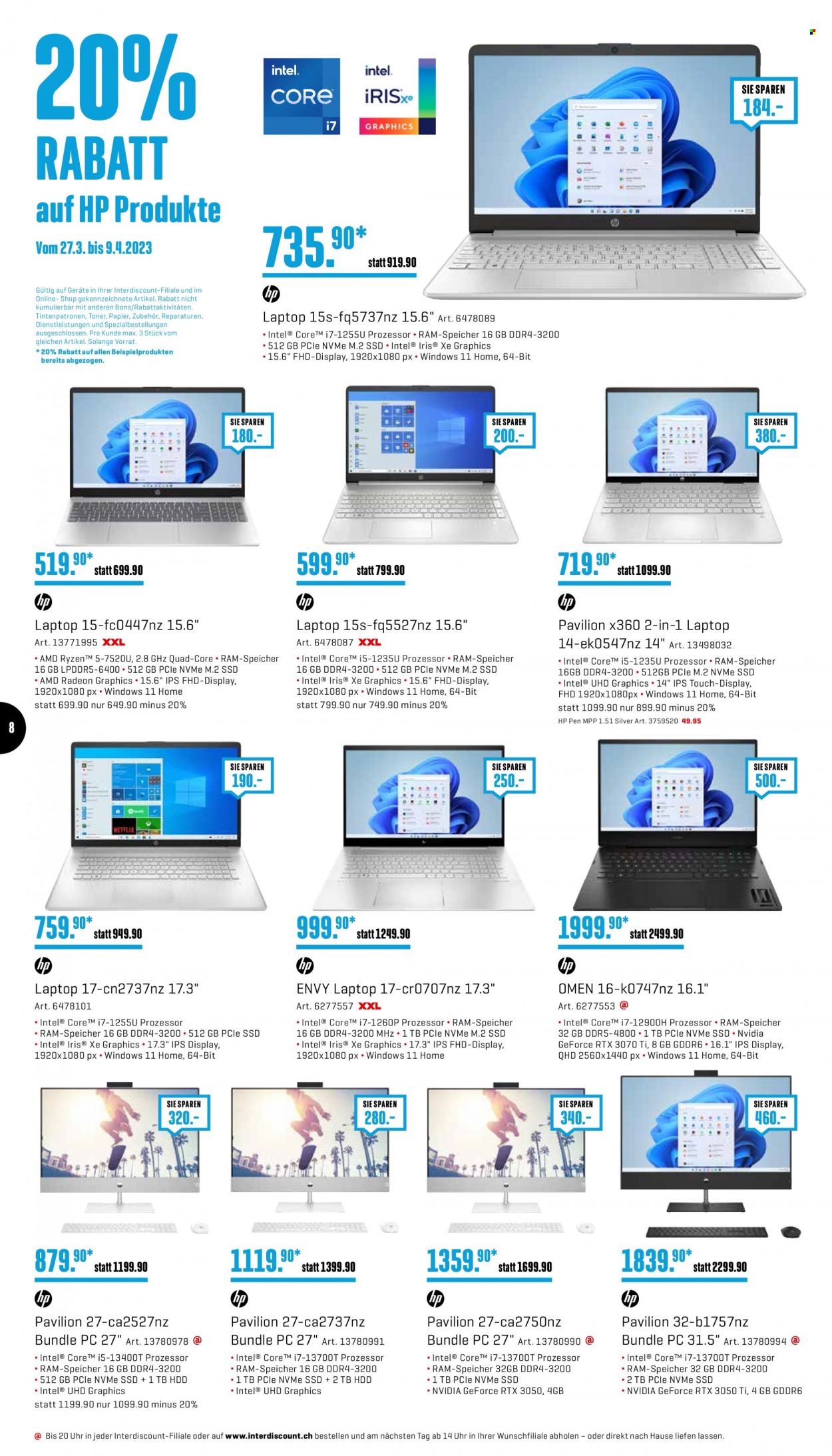 Catalogue Interdiscount - 27.3.2023 - 9.4.2023. Page 8