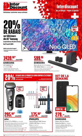Catalogue Interdiscount - 27.3.2023 - 9.4.2023.
