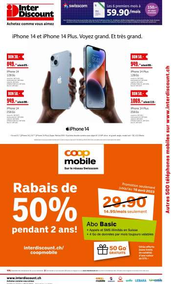 Volantino Interdiscount - 27.3.2023 - 9.4.2023.